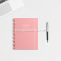 A4 Spiral-Bound Weekly Planner with Plastic Cover